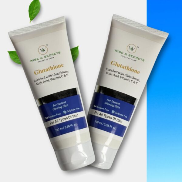 Wise & Secrets – Glutathione Brightening Face Wash (100g)